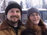 Erik and Karla at Schmitty's Cabin, 2002
